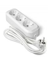Удлинитель бытовой 3 гнезда, 5 м, ПВС, 3х1 мм2, с заземлением, UNIVersal, Е-303, 9631978