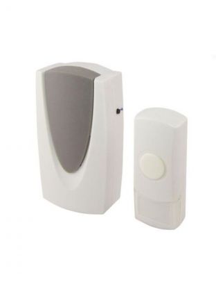 Звонок дверной беспроводной, сетевой, 36 мелодий, кнопка IP 44, 230 В, TDM Electric, ЗБР-11/2-36М, SQ1901-0009