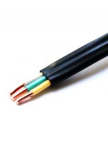 Кабель ВВГп нг LS (A), 3х2.5 мм2, 100 м, медь, силовой, негорючий, ГОСТ, черный, ККЗ
