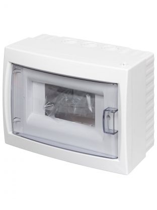 Бокс настенного монтажа навесной, КНО-6Д, пластик, БелТИЗ, 6 модулей, IP20, УТ000002701