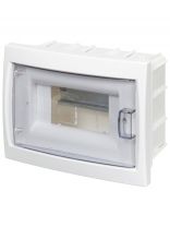 Бокс настенного монтажа встраиваемый, навесной, КНС-6Д, пластик, БелТИЗ, 6 модулей, IP20, УТ000002702