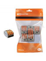 Клемма СК-413, соединительная, пластик, 5 шт, 2.5 мм2, TDM Electric, SQ0527-0012