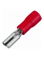 Клемма РПи-м 1.5-(4.8)/РпИм 1,25-5, плоская изолированная, латунь, гнездо 5.6 мм, 0.8(0.5-1.5 мм2-0.8), Rexant, 08-0412