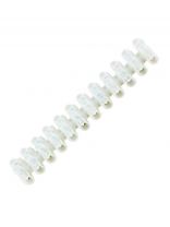 Зажим ЗВИ-5, винтовой, полипропилен, белый, 12 пар, 100°С, 0.75-4 мм2, TDM Electric, SQ0510-0022