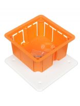 Коробка распаячная, скрытая, диаметр 92х40 мм, TDM Electric, с крышкой, IP20, SQ1402-1001