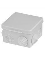 Коробка распаячная, ударопрочный полипропилен, открытая, 80х80х50 мм, TDM Electric, IP54, SQ1401-7112