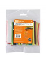 Набор трубок 4/2, 6/3, 8/4, 10/5, 12/6 мм, 35 шт, набор, 7 цветов по 5 шт, 100 мм, TDM Electric, SQ0518-0515