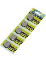 Батарейка Ergolux, CR2025, литиевая, 3 В, блистер, 5 шт, 12050
