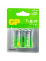 Батарейка GP, C (LR14), 14AA21-2CRSBC2, алкалиновая, блистер, 2 шт, 1226