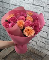 Роза микс 50-60см в упаковке