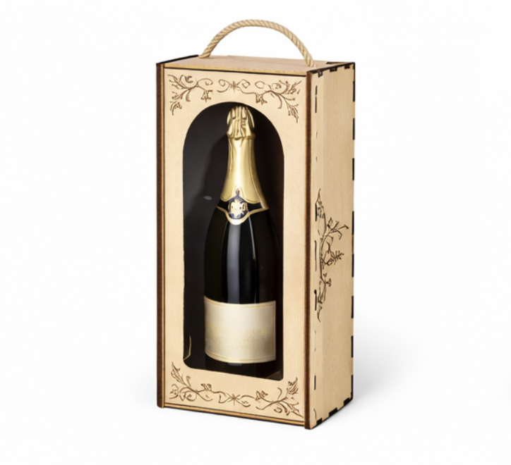Коробка для шампанского с окном