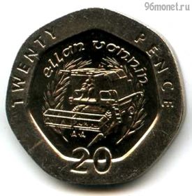 Остров Мэн 20 пенсов 1995 AA