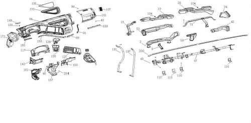 Правая сторона рулевой колонки собрана с помощью формовочной планки для Howo70