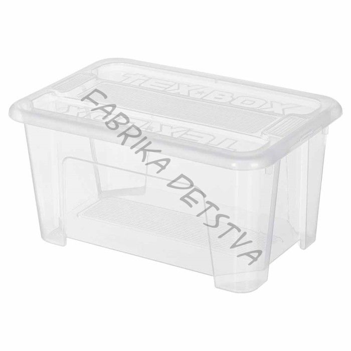 Ящик универсальный TEX-BOX, 4.5 л., бесцветный, 28x18.3x14 см