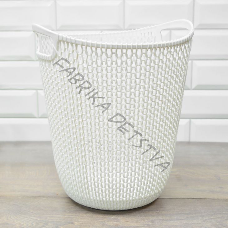 Корзина универсальная 14л "Velvet" (светло-серый)