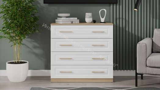 Комод «Сэнди» - 211.001.000 Вяз благородный, Белый