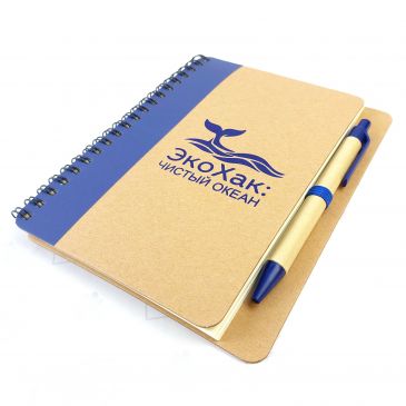 эко блокноты с логотипом