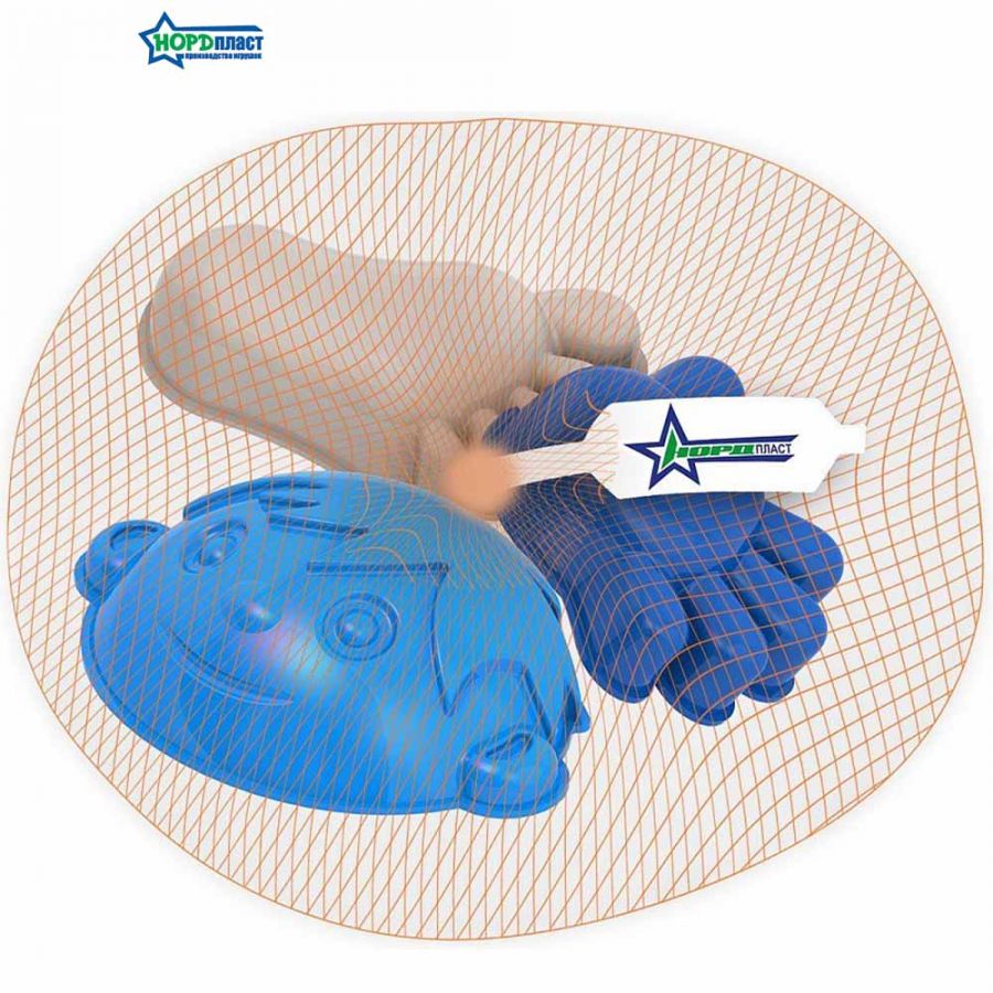 Формочки "Мальчик + ручка, ножка"