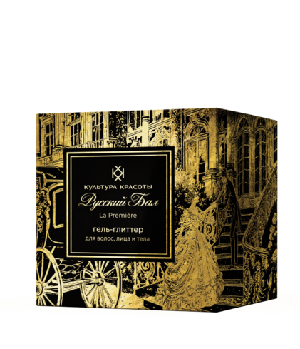 Гель-глиттер для волос, лица и тела «Русский бал» ESTEL КУЛЬТУРА КРАСОТЫ 40 мл