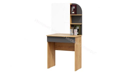 Стол туалетный «Майя» Дуб Крафт золотой, Серый графит