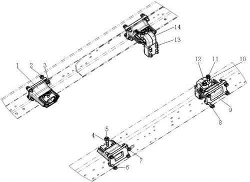Двигатель — левая задняя опора Howo, Sitrak MC11, MC13