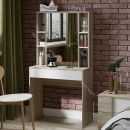 Стол туалетный «Салли» Дуб Сонома, Белый Ясень