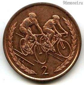 Остров Мэн 2 пенса 1997 AA