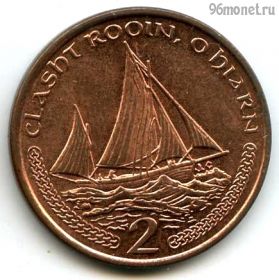 Остров Мэн 2 пенса 2002 AC