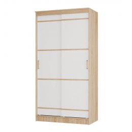 Шкаф-купе Сакура (ш1140*610*2216мм) сонома/белый