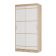 Шкаф-купе Сакура (ш1140*610*2216мм) сонома/белый