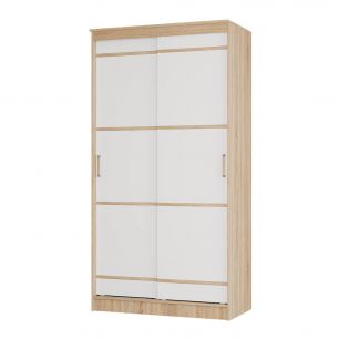 Шкаф-купе Сакура (ш1140*610*2216мм) сонома/белый