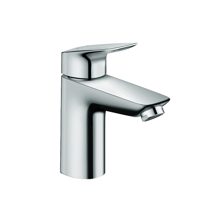 Смеситель для раковины Hansgrohe Logis 100, однорычажный, с донным клапаном, хром 71100000