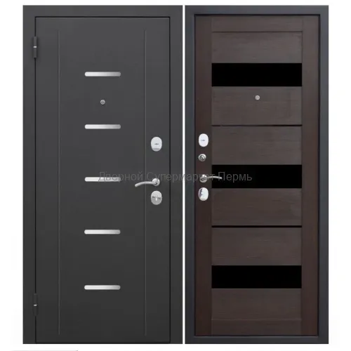 7,5 см ГАРДА МУАР ЦАРГА темный кипарис черное стекло