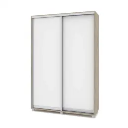 Роланд Р451 Шкаф-купе 2-х дв. (ш1500*г450*в2200мм) Дуб серый/белый