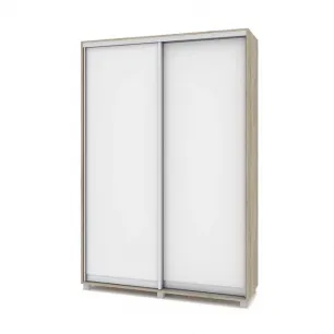 Роланд Р451 Шкаф-купе 2-х дв. (ш1500*г450*в2200мм) Дуб серый/белый