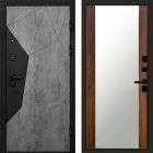 Входная дверь Termo-door Авангард Бетон - Зеркало Дуб
