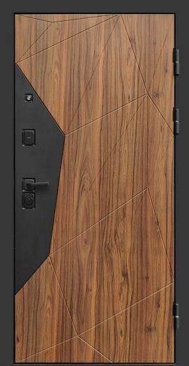 Входная дверь Termo-door Авангард Дуб каньон - Лион Белый софт