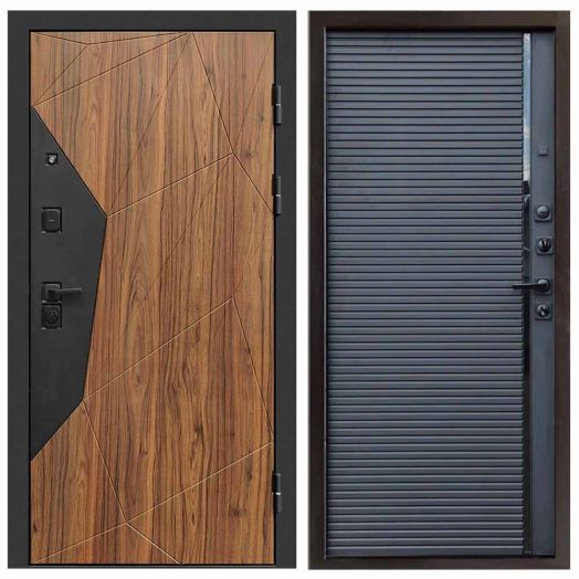 Входная дверь Termo-door Авангард Дуб каньон - Porte black