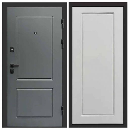 Входная дверь Termo-door Верона Грей - Гранд Белый софт