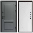 Входная дверь Termo-door Верона Грей - Лучи Белый