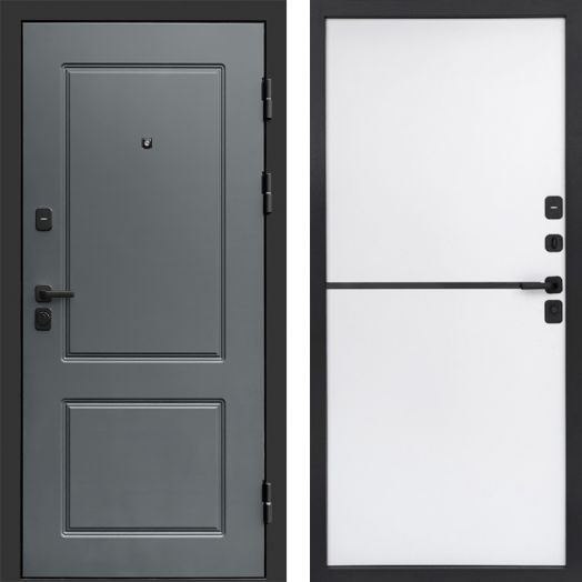 Входная дверь Termo-door Верона Грей - Нео White