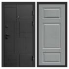 Входная дверь Termo-door Квадро Black - Лион Грей софт