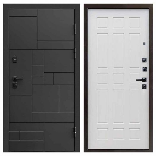 Входная дверь Termo-door Квадро Black - Спарта Лиственница