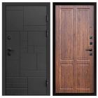 Входная дверь Termo-door Квадро Black - Орех стандарт