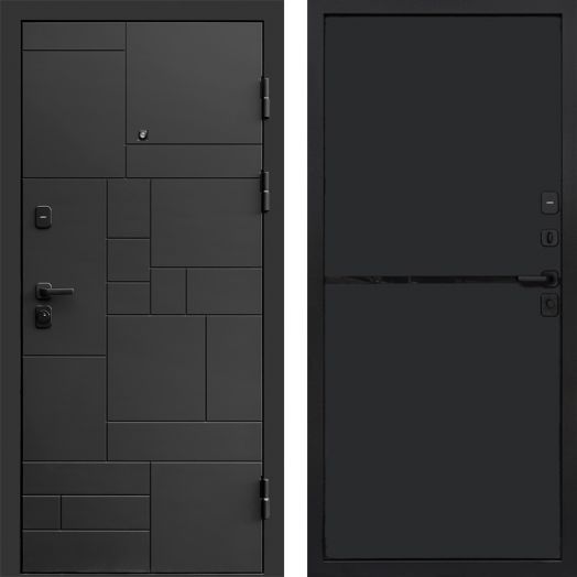 Входная дверь Termo-door Квадро Black - Нео Black