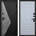 Входная дверь Termo-door Матрикс Бетон - Мадрид Белый софт