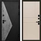 Входная дверь Termo-door Матрикс Бетон - Горизонт Слоновая кость