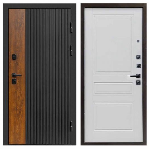 Входная дверь Termo-door Престиж - Классик Белый софт