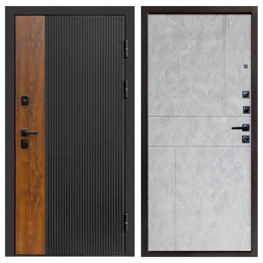 Входная дверь Termo-door Престиж - Горизонт Бетон светлый