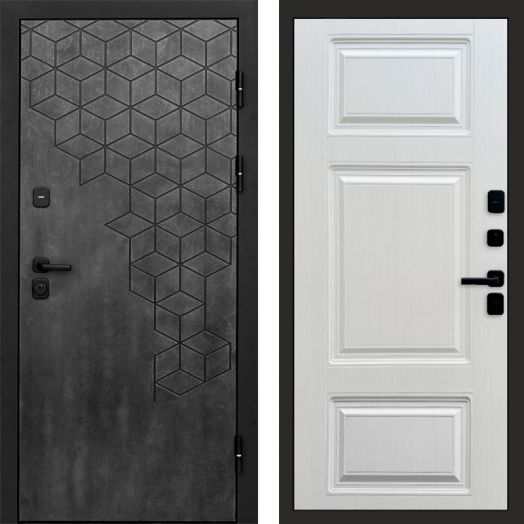 Входная дверь Termo-door Спейс Бетон патина - Лион Лиственница